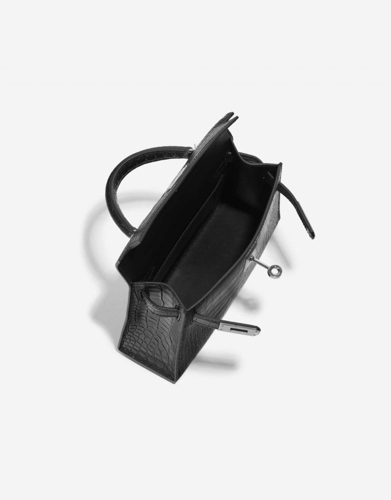 TÚI Hermès Kelly 28 Togo Bleu Nuit Silver Buckle khóa trắng