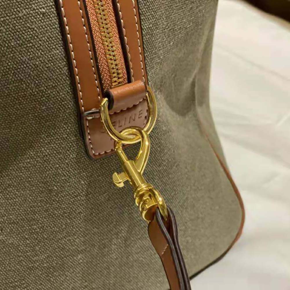 TÚI Celine Large Voyage Bag in Textile with Celine Print and Calfskin