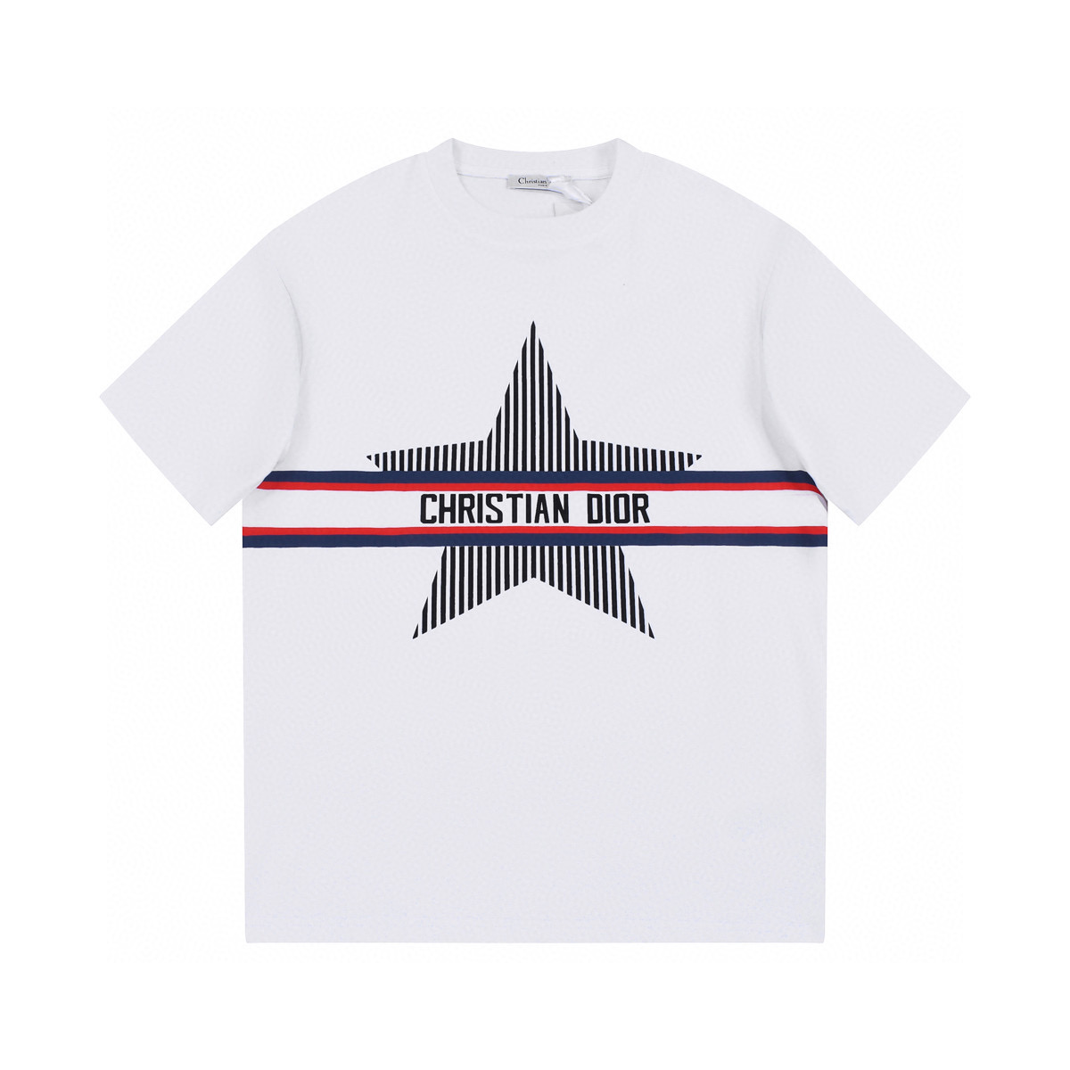ÁO CHRISTIAN DIOR print cotton jersey T-shirt