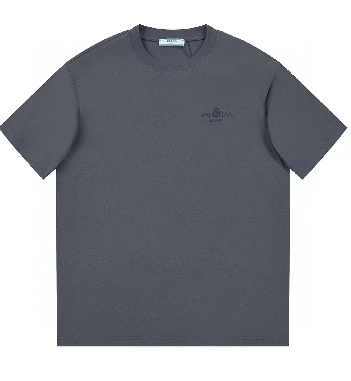 ÁO PRADA print cotton jersey T-shirt