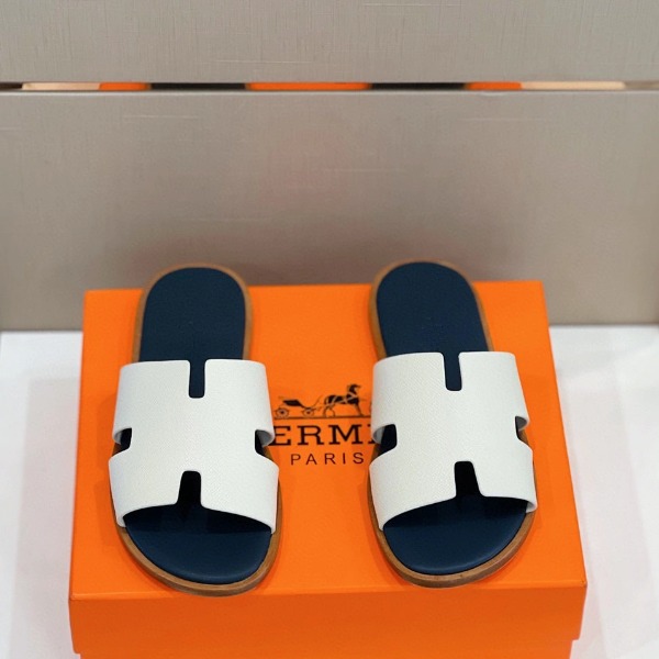 DÉP HERMES IZMIR WHITE BLUE SANDAL AAA