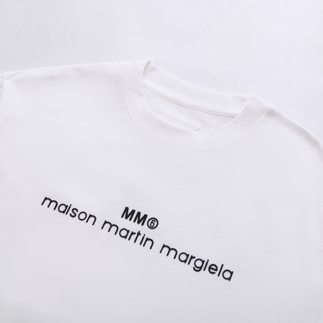 ÁO Maison Margiela print cotton jersey T-shirt