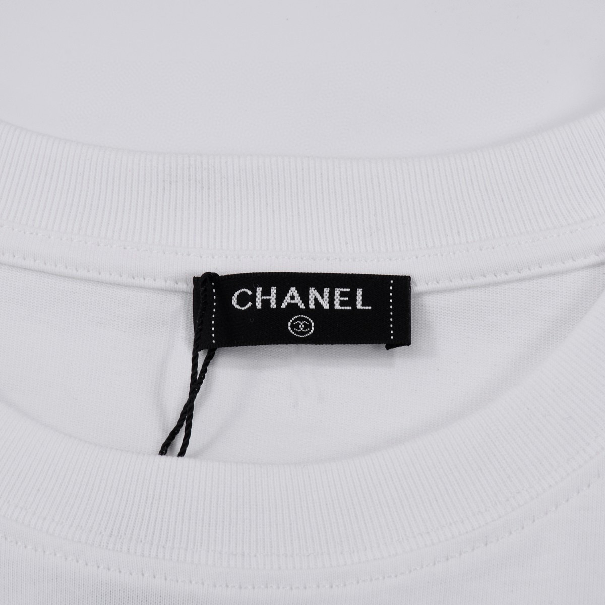 ÁO CHANEL print cotton jersey T-shirt
