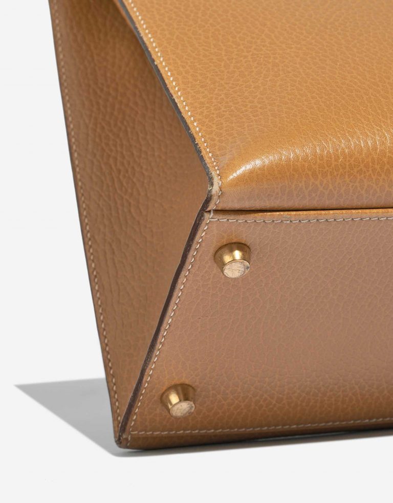 TÚI Hermès Kelly 32 Ardennes Moutarde Gold Buckle khóa vàng