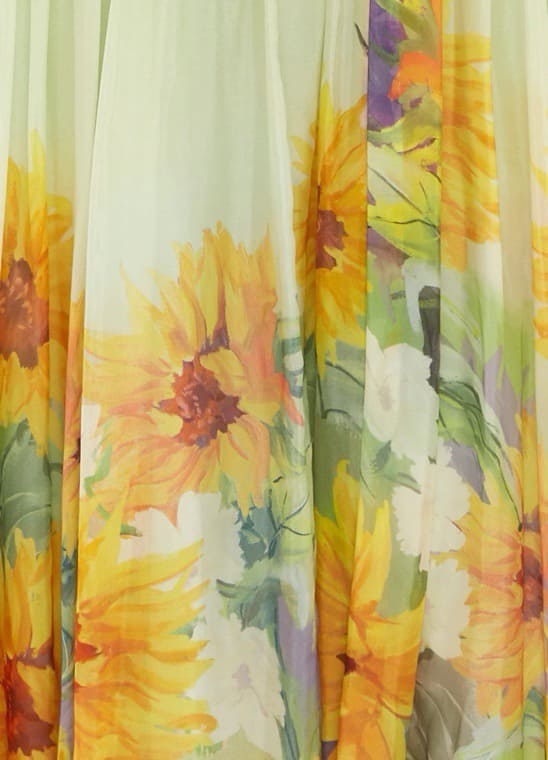 VÁY LEOLIN CÚP NGỰC WITH SUN FLOWERS High Classy