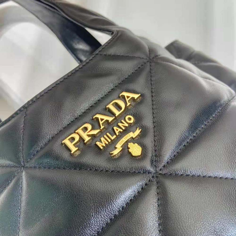 TÚI Prada Medium Nappa-Leather Tote Bag with Topstitching