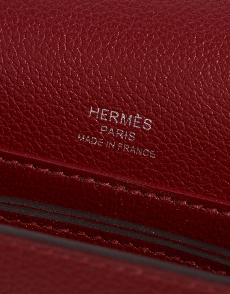 TÚI Hermès Roulis 18 Evercolor Rouge Grenat