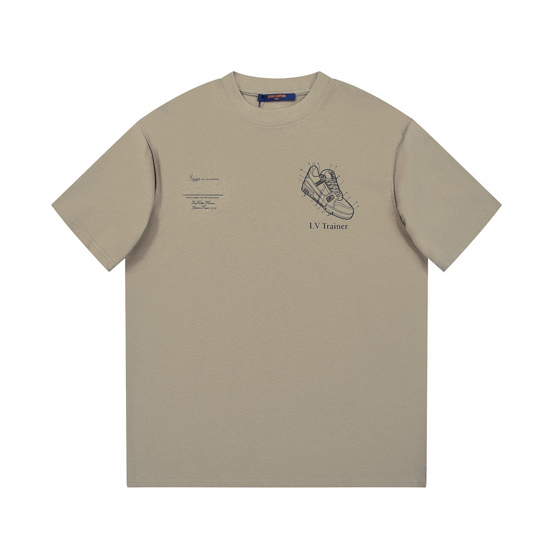 ÁO LOUIS VUITTON print cotton jersey T-shirt
