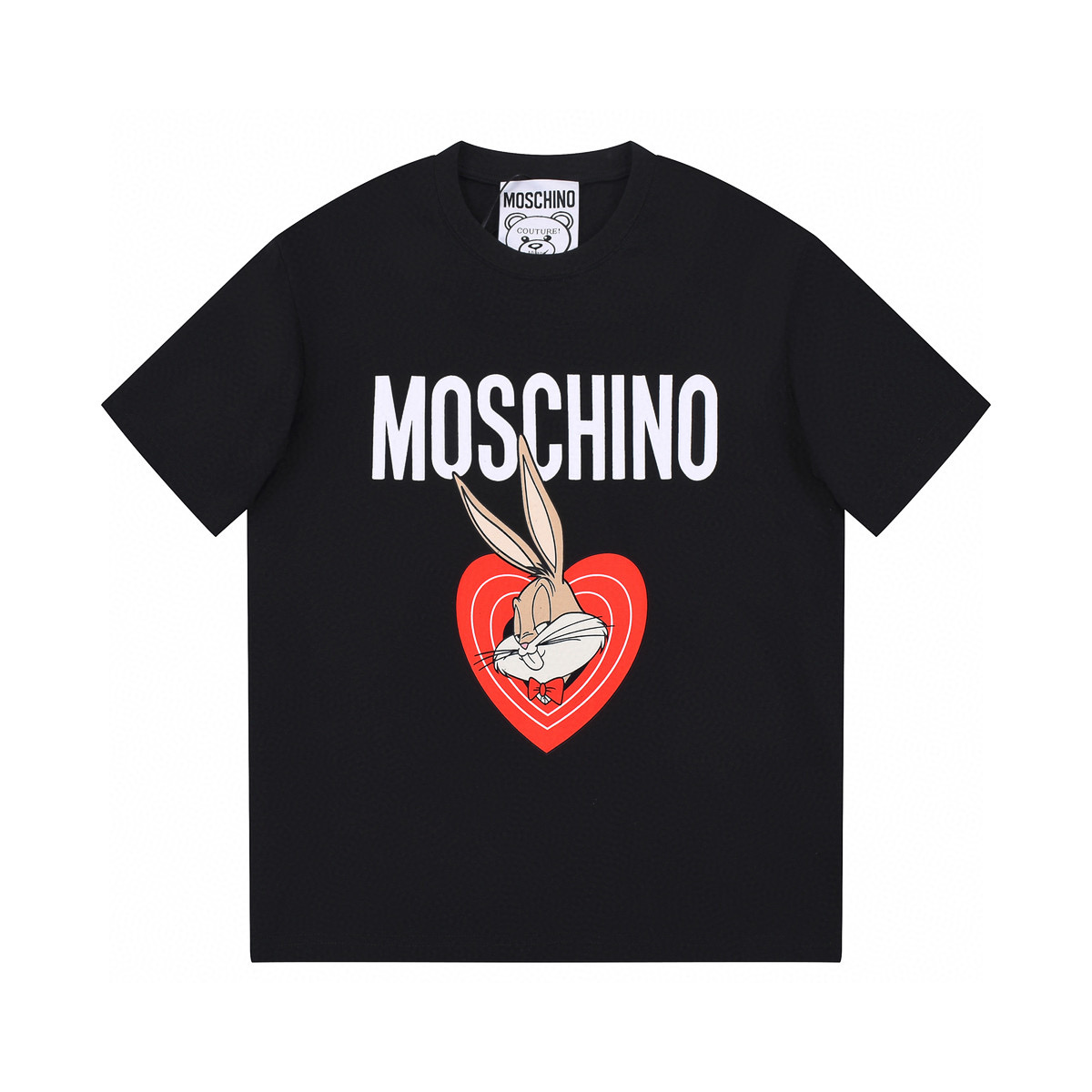 ÁO MOSCHINO print cotton jersey T-shirt
