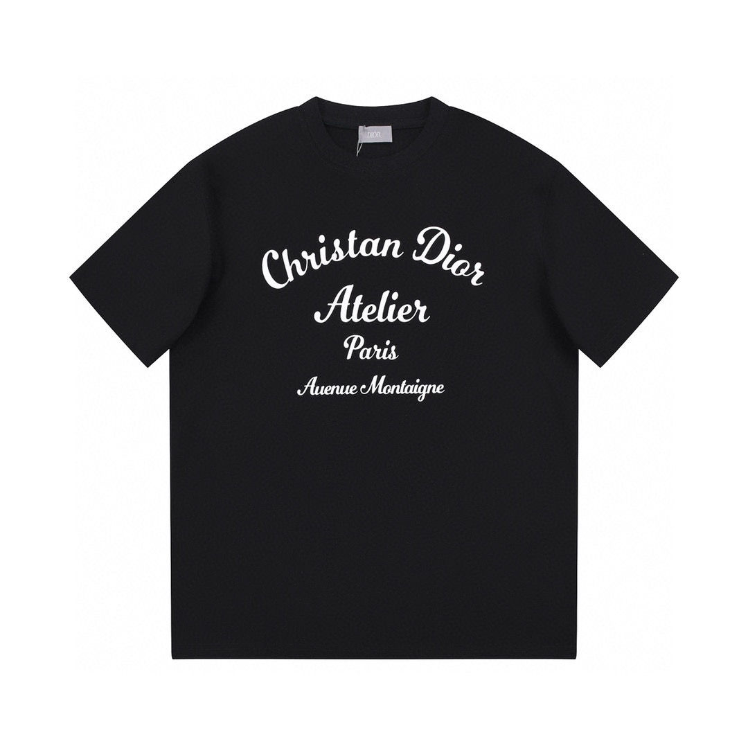 ÁO CHRISTIAN DIOR print cotton jersey T-shirt