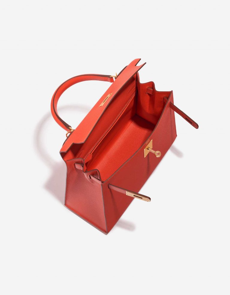 TÚI Hermès Kelly 28 Epsom Capucine Gold Buckle khóa vàng