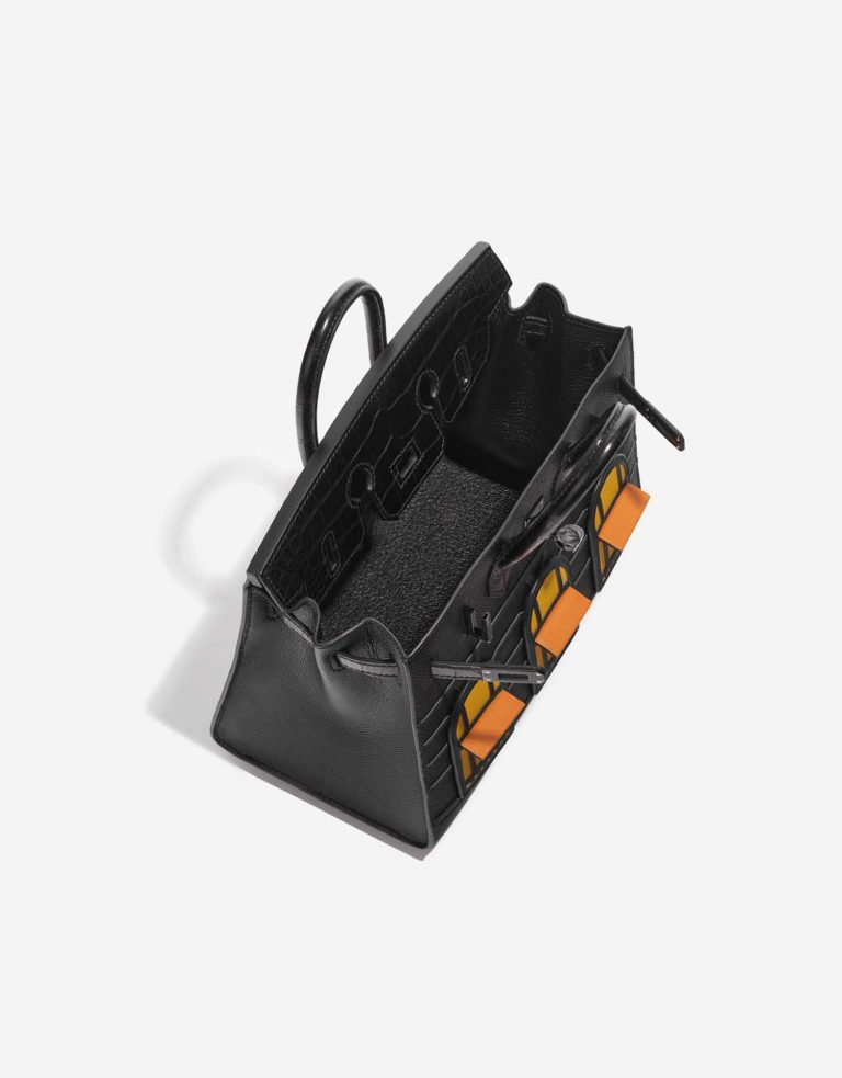 TÚI Hermès Birkin Faubourg 20 Midnight Matte Alligator Epsom Black