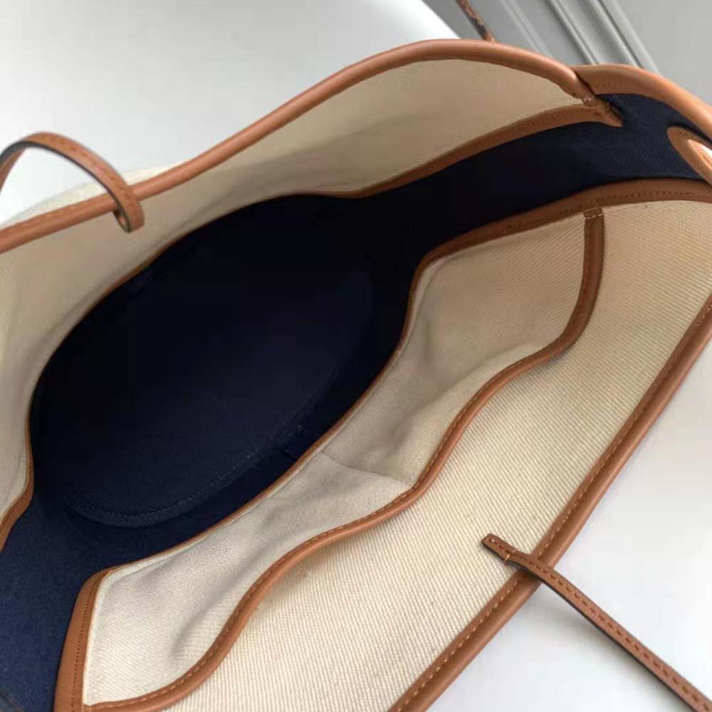 TÚI Loewe Hobo Bag in Canvas and Calfskin