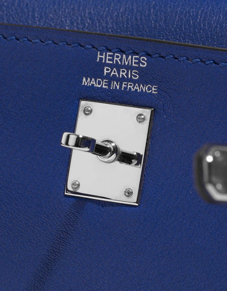 TÚI Hermès Kelly Micro Swift Blue Electrique