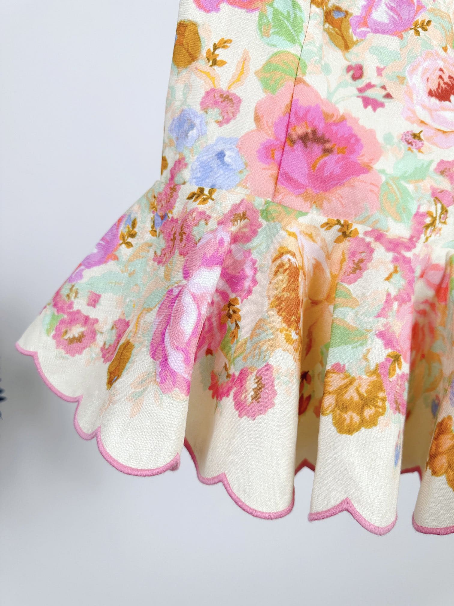 BỘ ZIMMERMANN Floral Vintage Dress Set