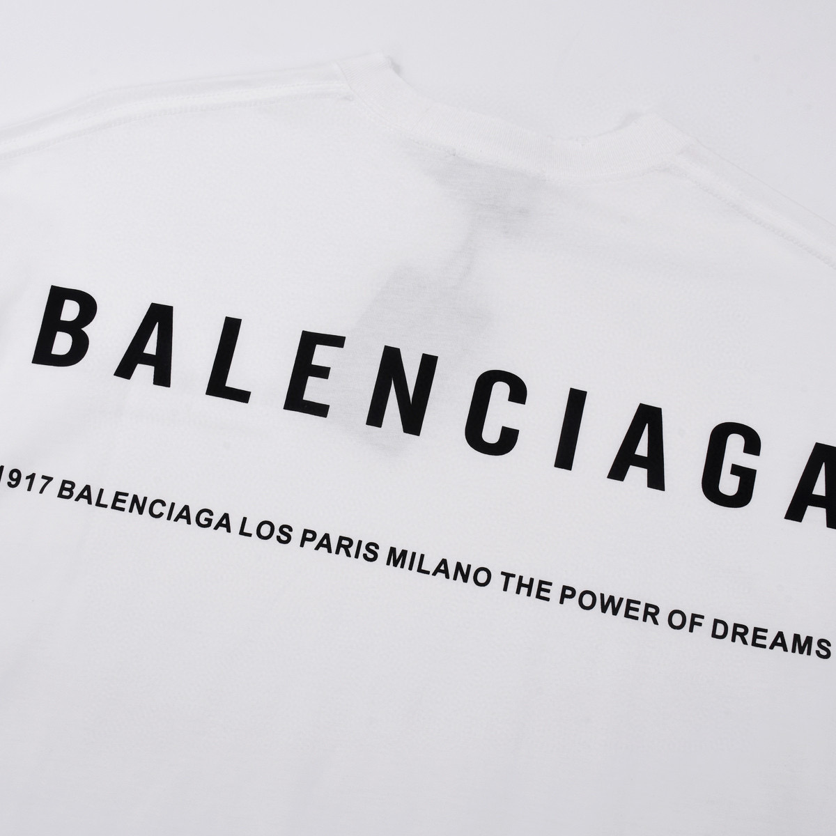ÁO BALENCIAGA print cotton jersey T-shirt
