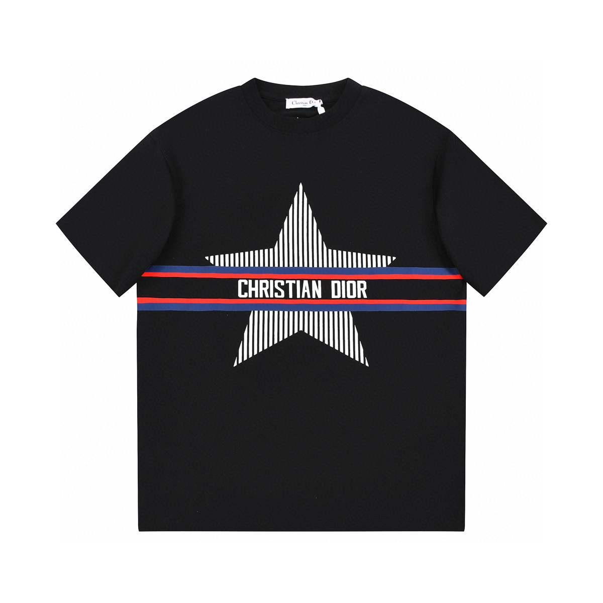 ÁO CHRISTIAN DIOR print cotton jersey T-shirt