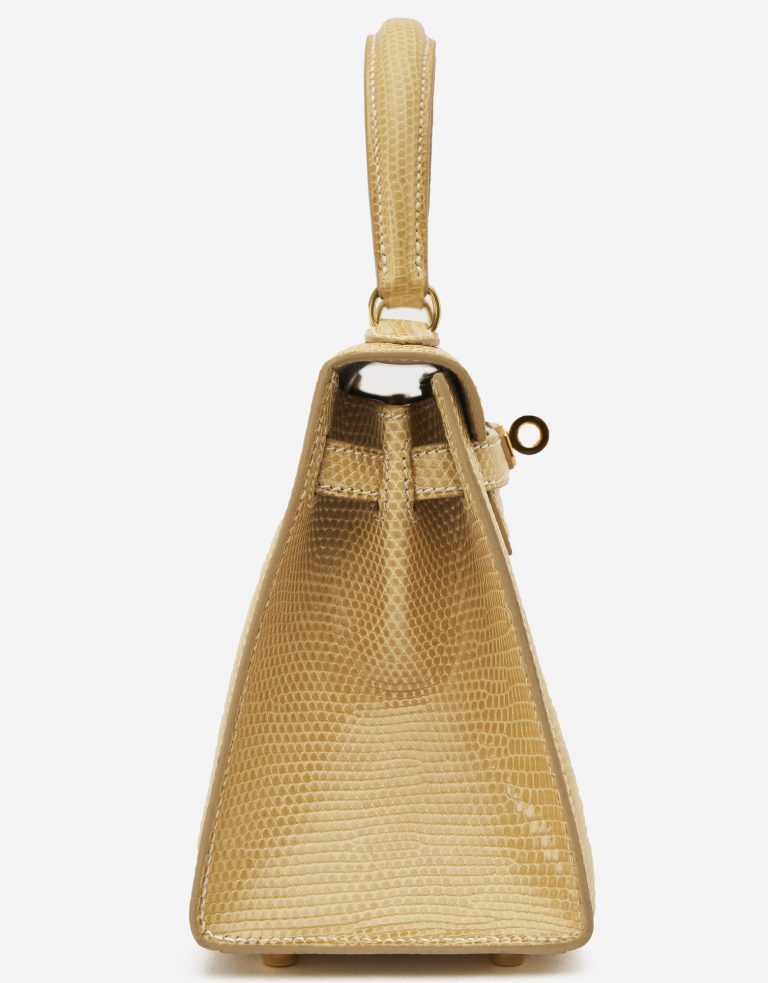 TÚI Hermès Kelly 20 Niloticus Lizard Parchemin Gold Buckle khóa vàng