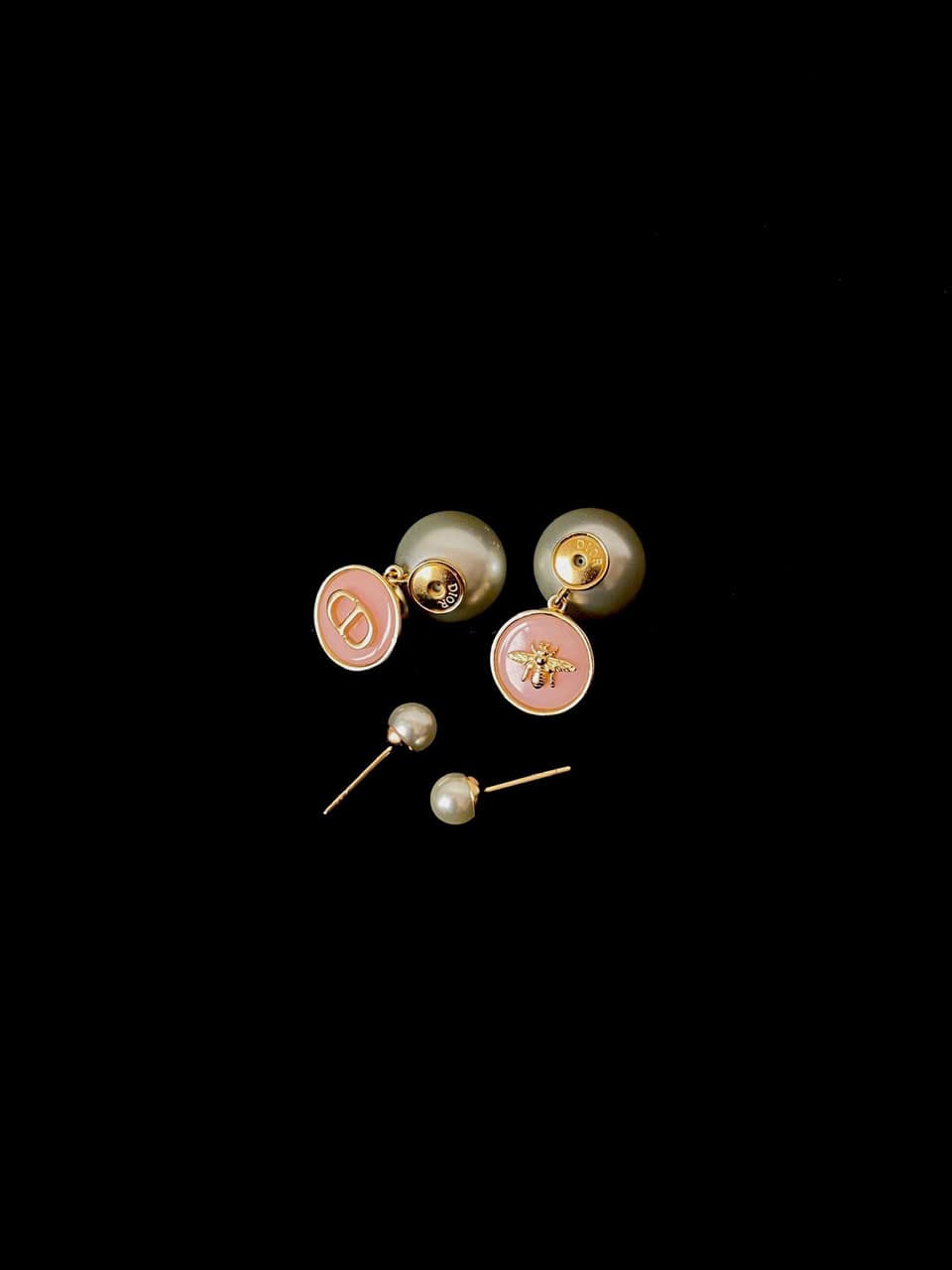 HOA TAI DIOR CD PEARLS PINK BEE TRIBALES