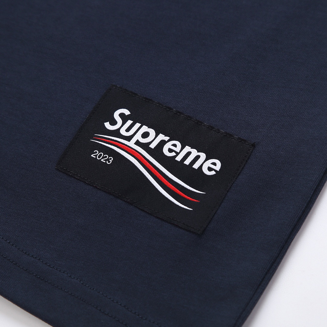 ÁO BALENCIAGA X Supreme print cotton jersey T-shirt