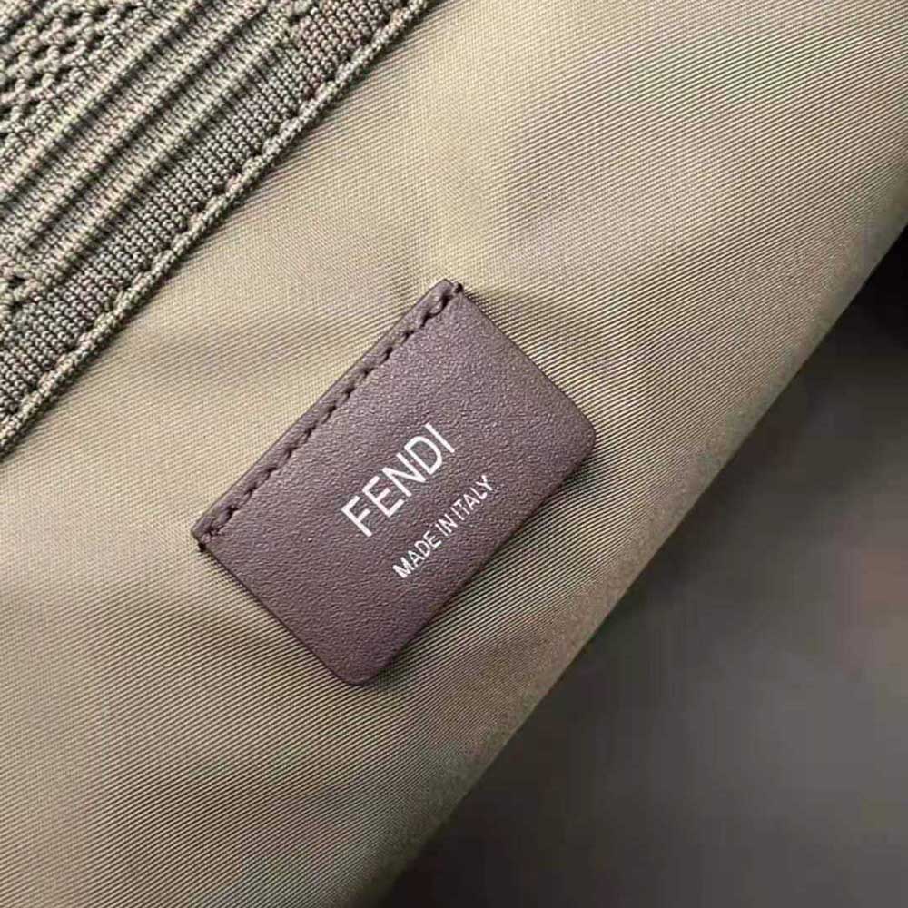 TÚI Fendi Sunshine Medium FF Fabric Shopper-Green