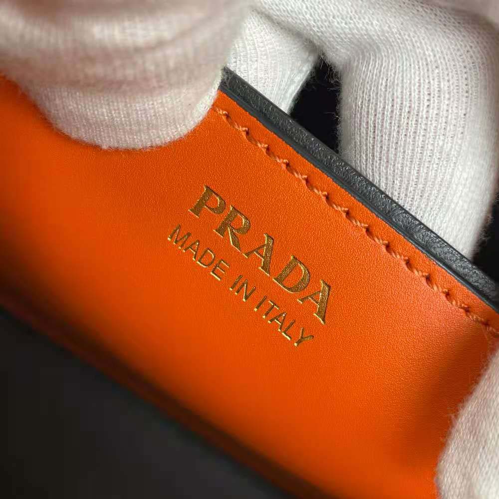 TÚI Prada Saffiano Leather Prada Matinee Bag-Orange