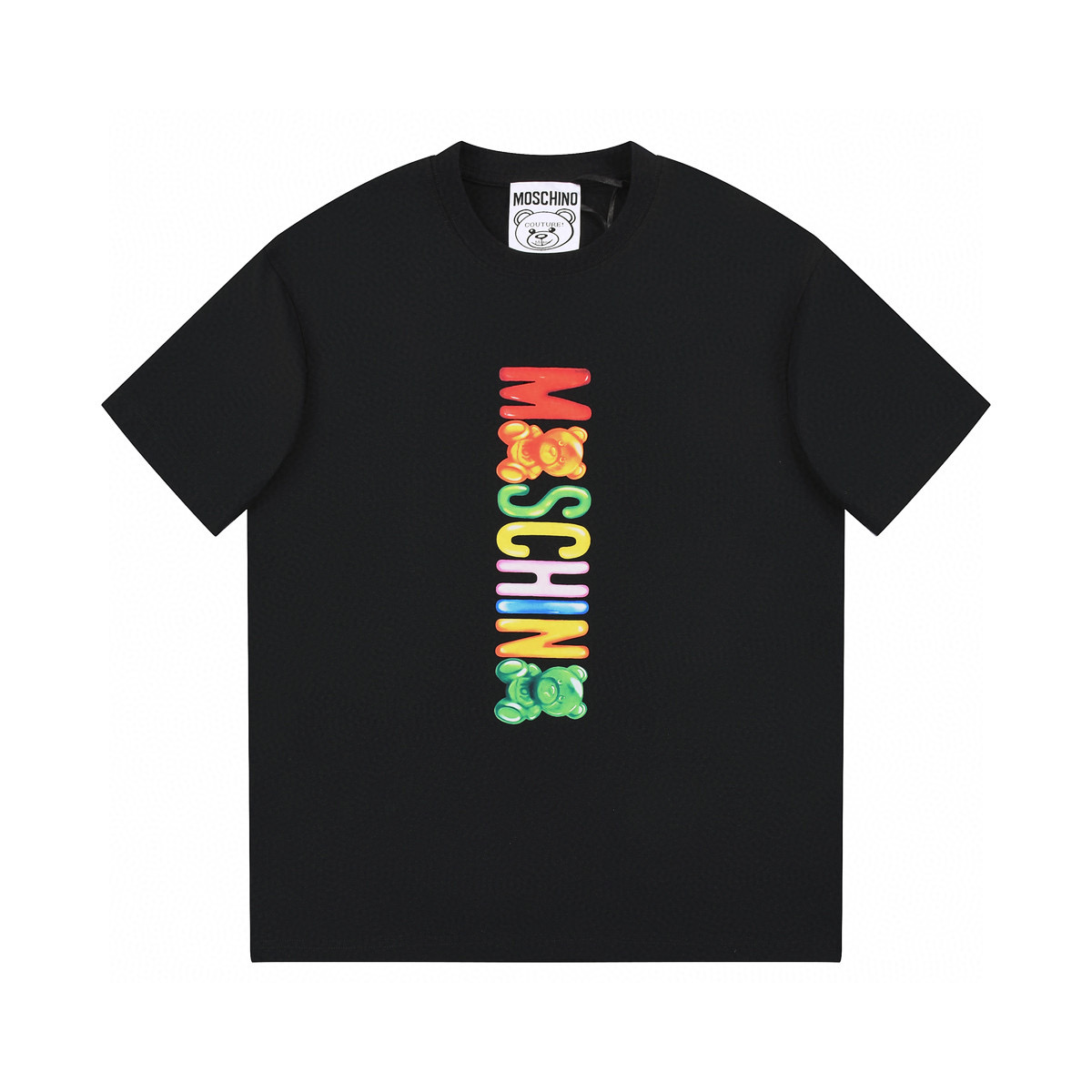 ÁO MOSCHINO print cotton jersey T-shirt