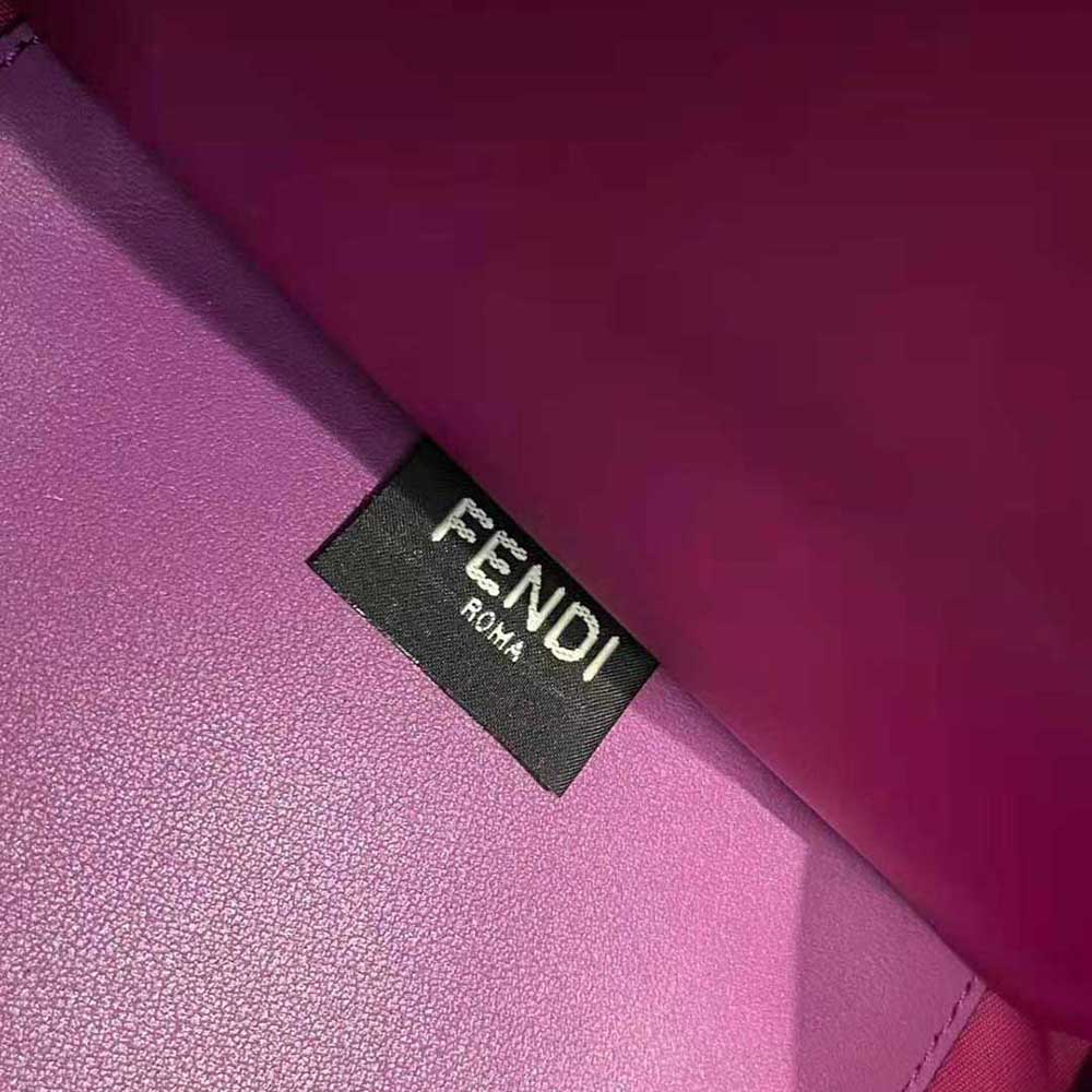 TÚI Fendi Sunshine Medium FF Fabric Shopper-Purple