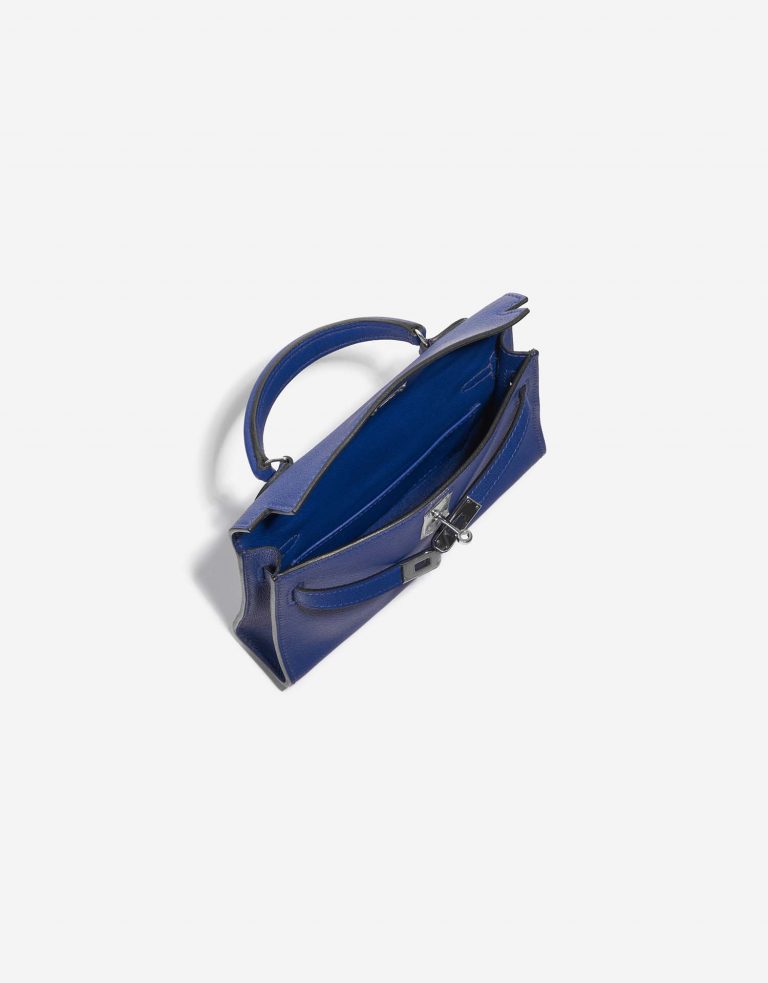 TÚI Hermès Kelly Micro Swift Blue Electrique