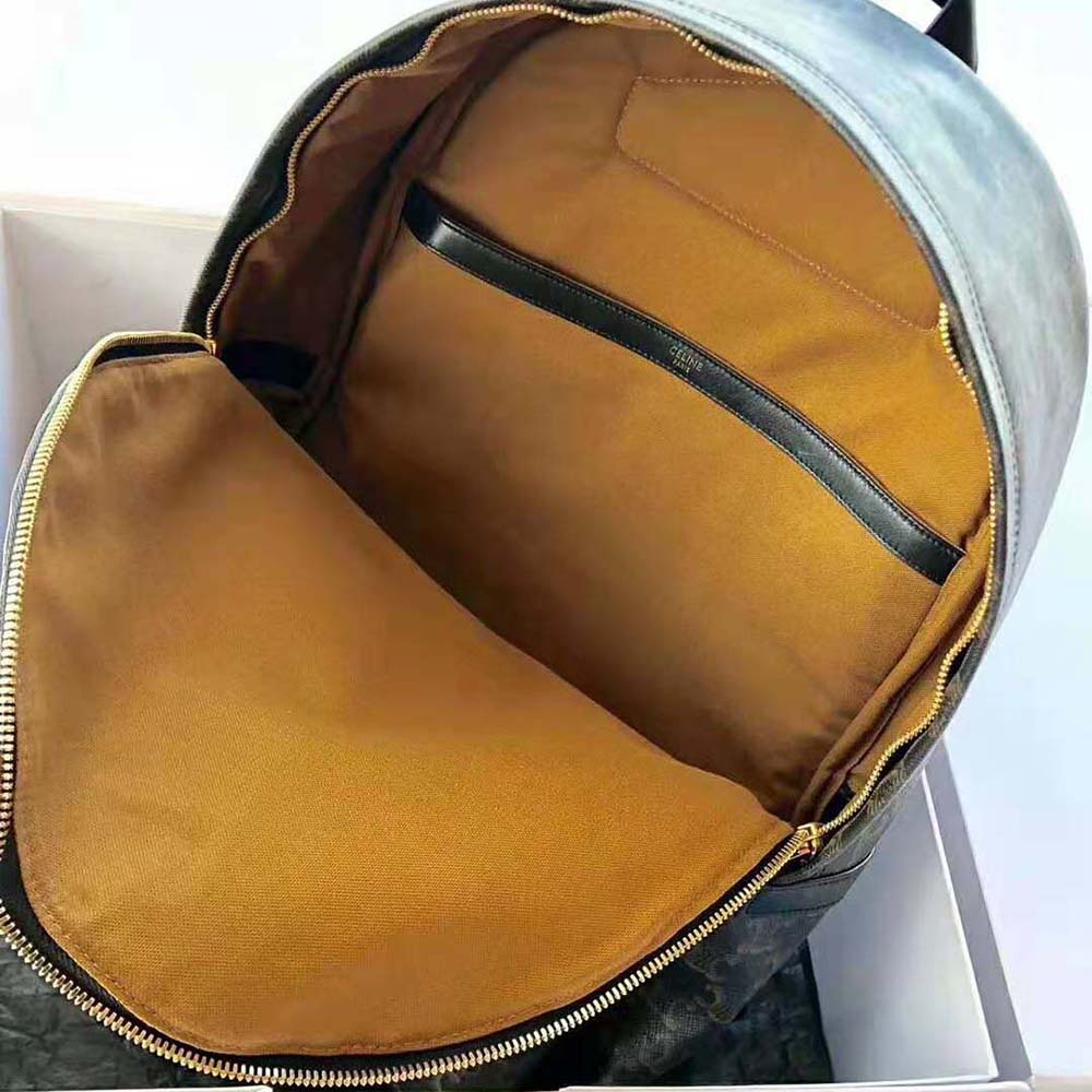 BALO Celine Medium Backpack in Triomphe Canvas and Calfskin