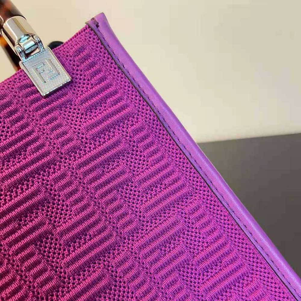 TÚI Fendi Mini Sunshine Shopper FF Fabric Mini-Bag