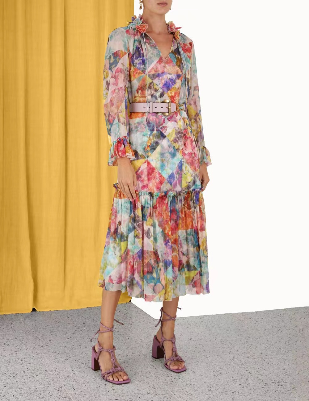 VÁY ZIMMERMANN Flower Vintage Dress