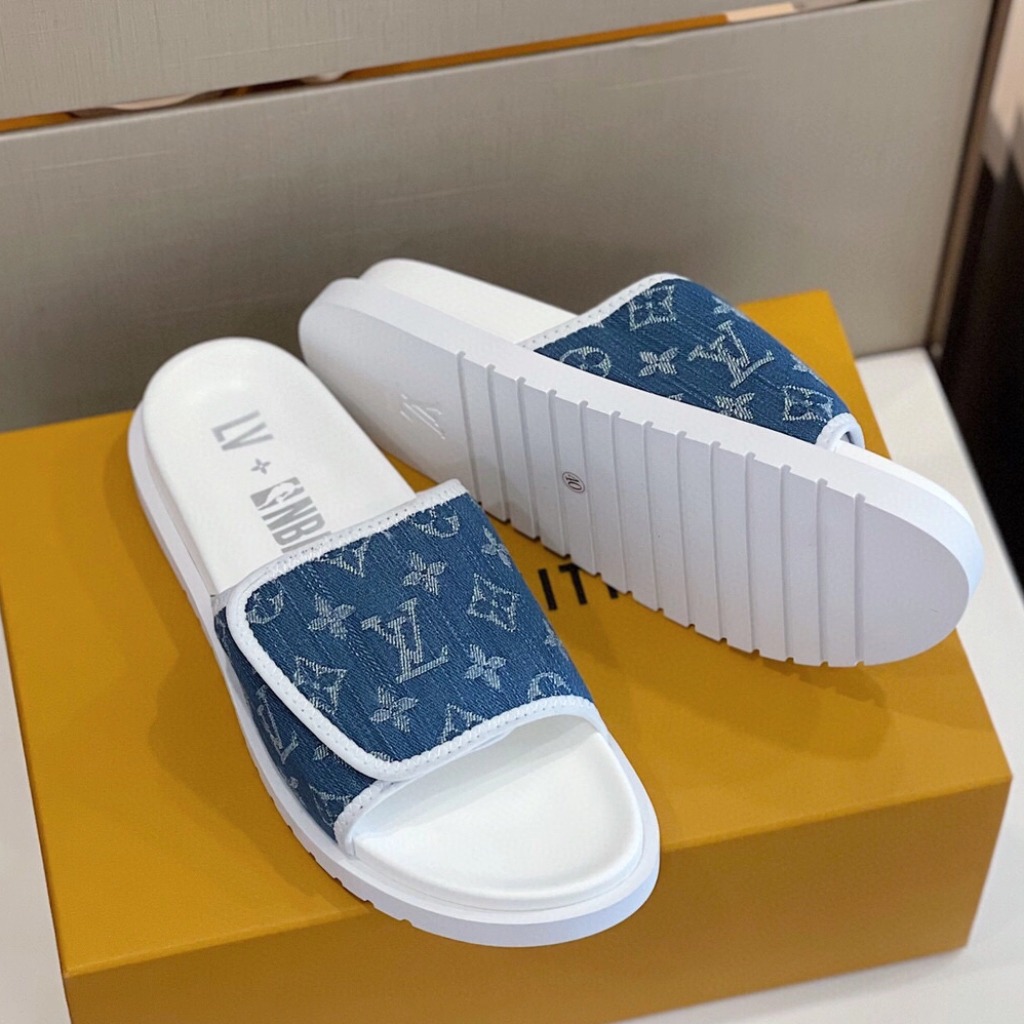 DÉP LOUIS VUITTON MONOGRAM NBA UNISEX SLIPPER