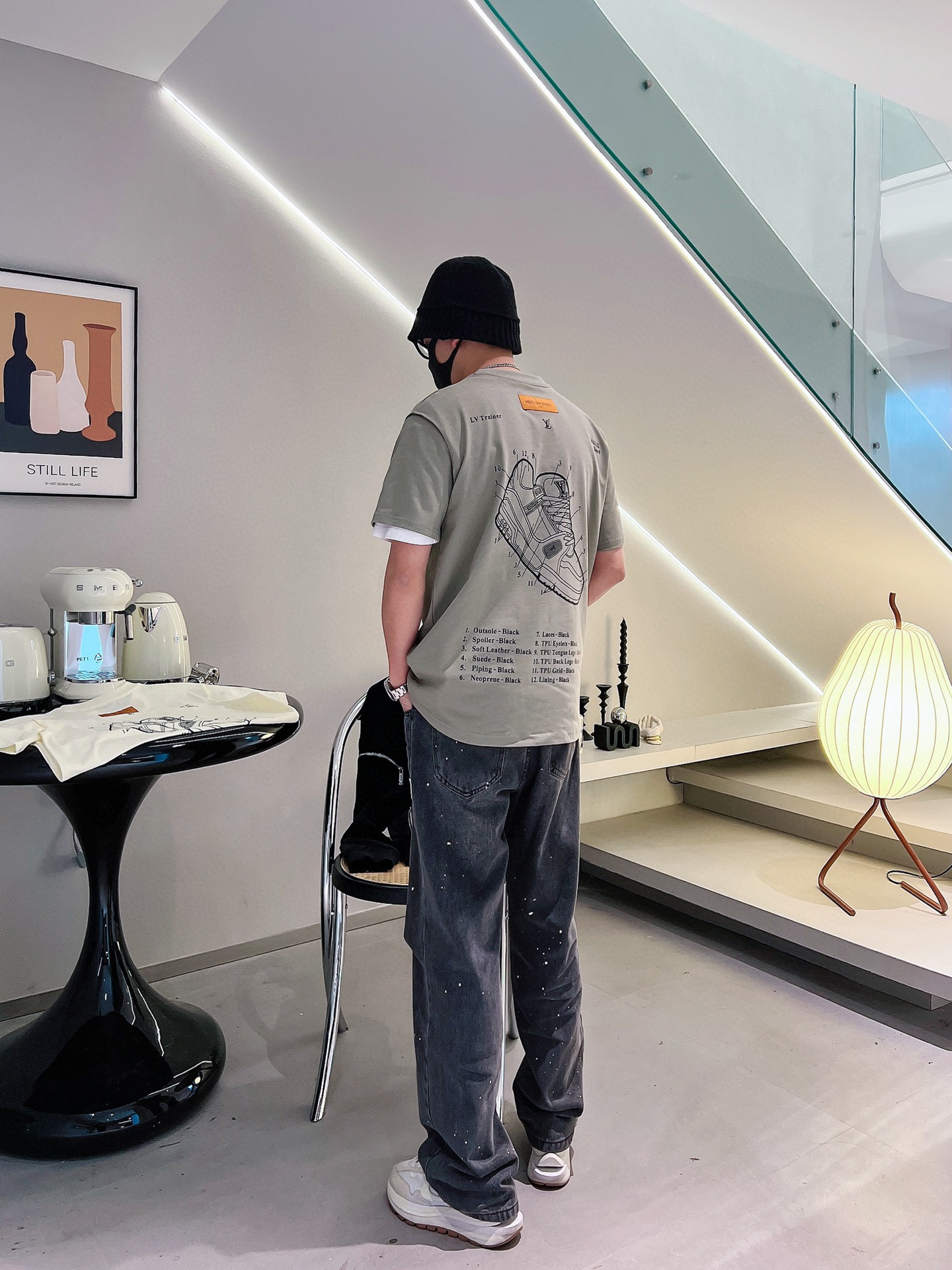 ÁO LOUIS VUITTON print cotton jersey T-shirt