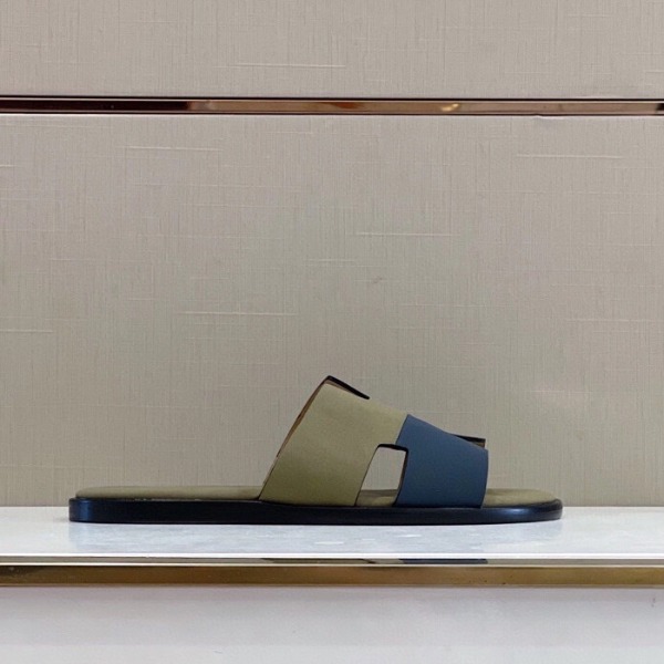DÉP HERMES IZMIR TAN BLUE SANDAL AAA