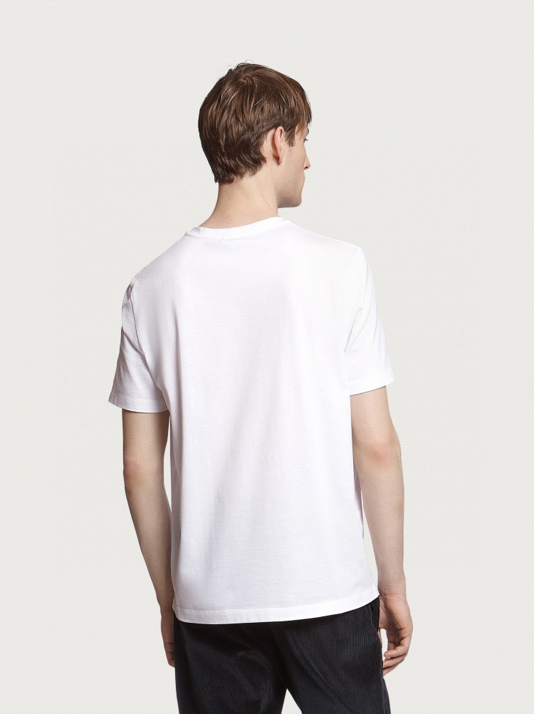 ÁO SALVATORE FERRAGAMO T SHIRT WHITE