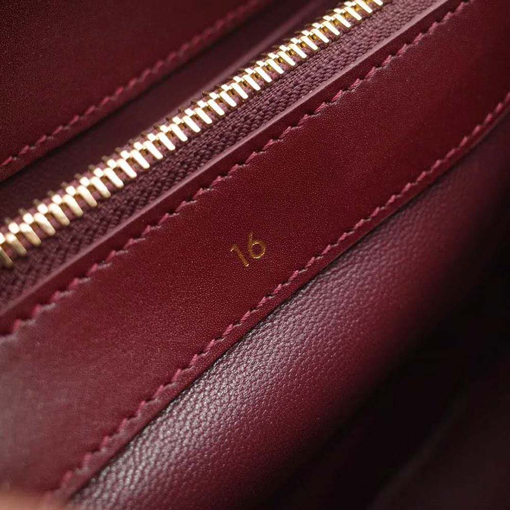 TÚI Celine Women Small 16 Bag in Grained Calfskin-Sandy