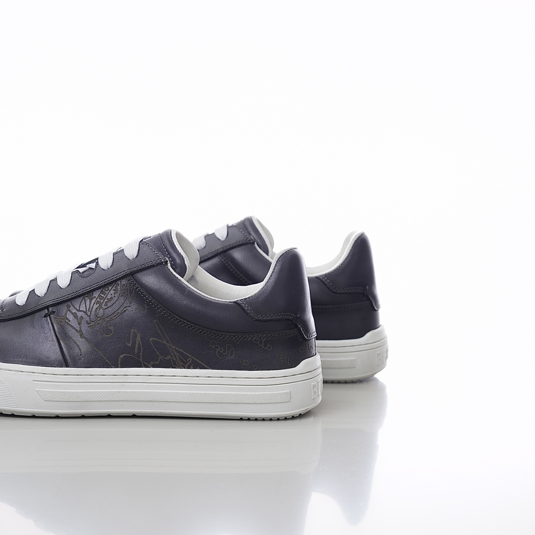 GIÀY BERLUTI PATINA LEATHER SNEAKER SHOES AAA