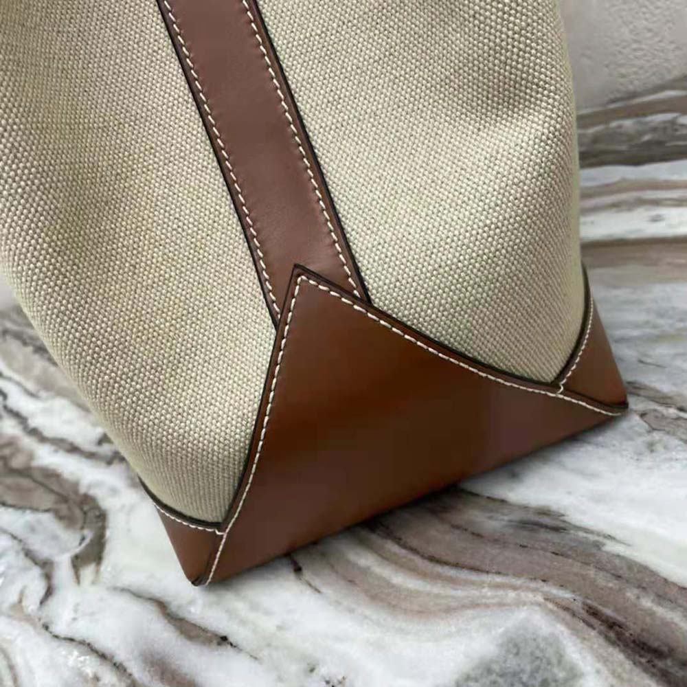 TÚI Celine Cabas Marin in Textile and Calfskin