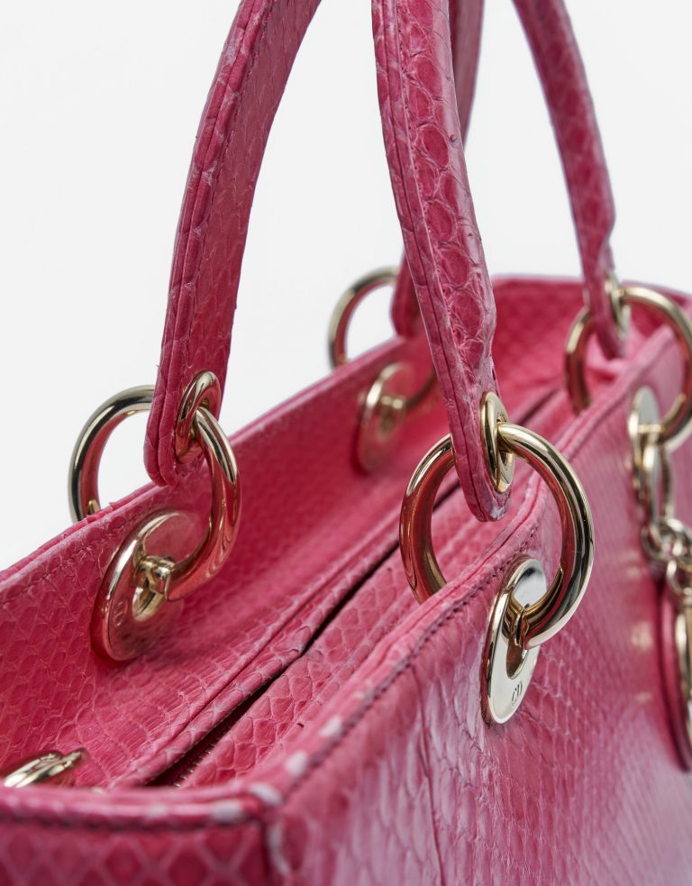 TÚI Dior Lady Large Python Pink da trăn