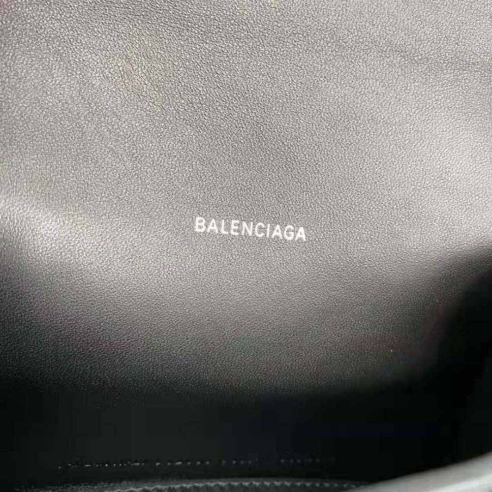 TÚI Balenciaga Hourglass XS Top Handle Bag-Black