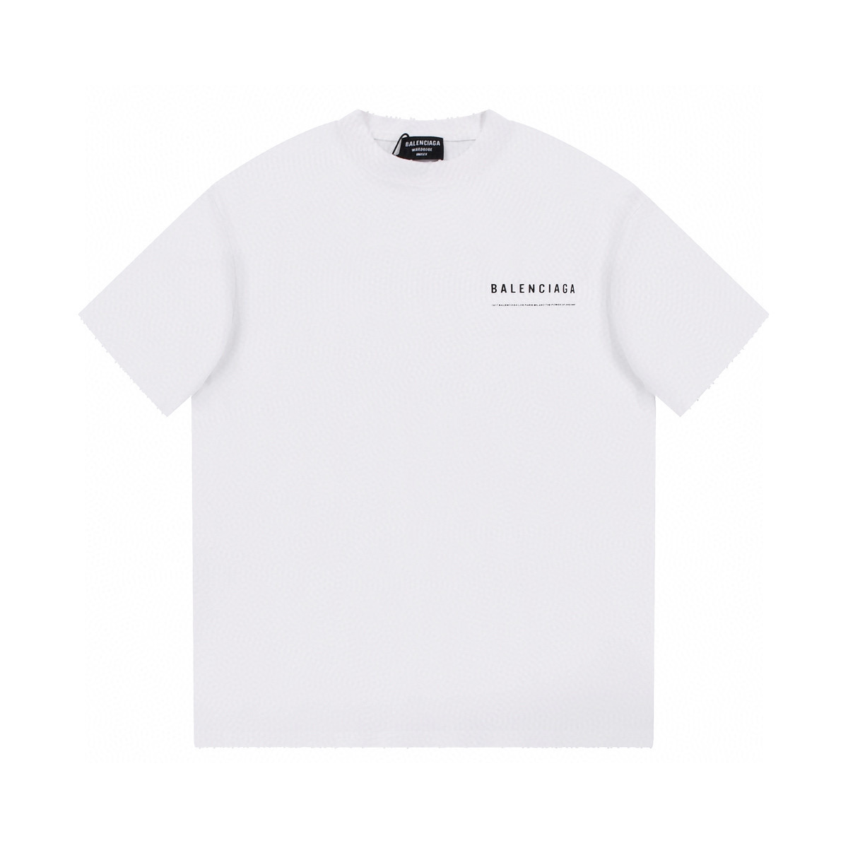 ÁO BALENCIAGA print cotton jersey T-shirt