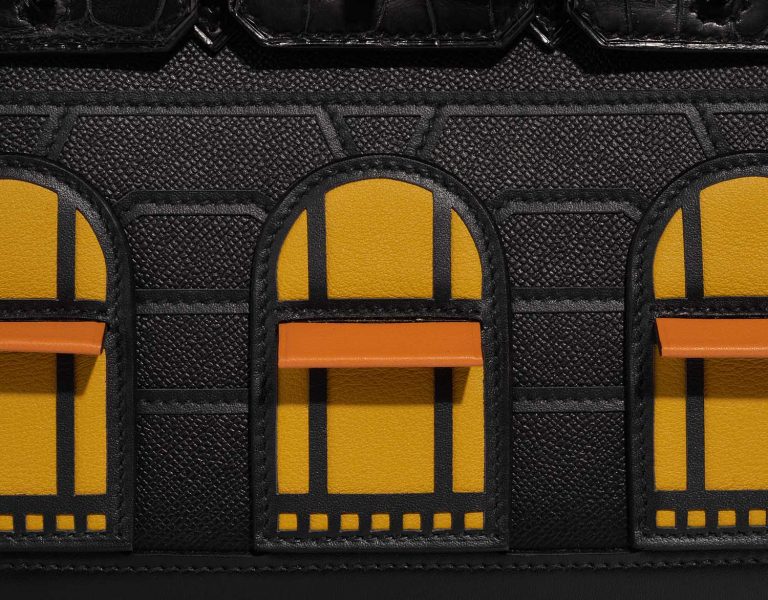 TÚI Hermès Birkin Faubourg 20 Midnight Matte Alligator Epsom Black