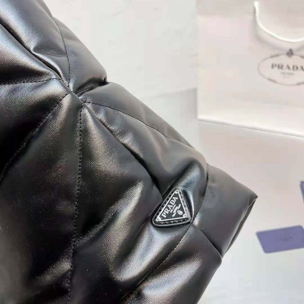 TÚI Prada Padded Nappa Tote Bag-Black