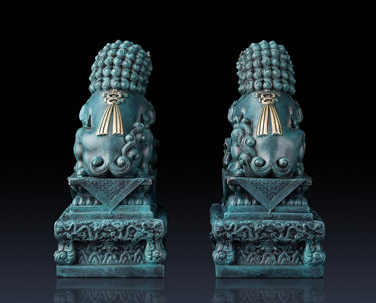 Cặp Vương Phủ Sư trấn yểm