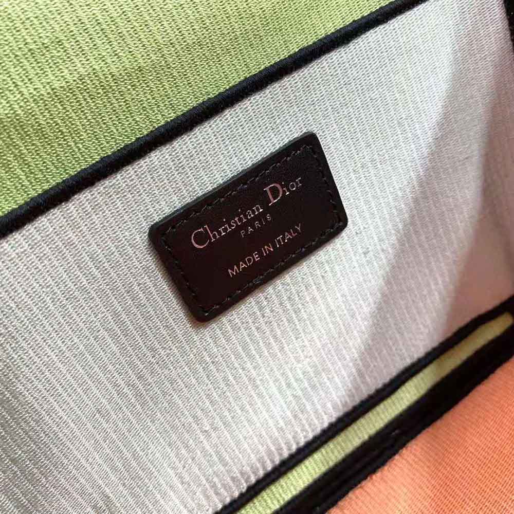 TÚI Dior Women Diortravel Vanity Case Blue Toile de Jouy Embroidery