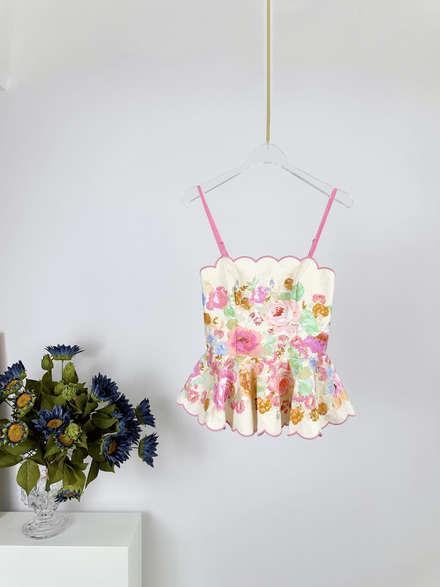BỘ ZIMMERMANN Floral Vintage Dress Set