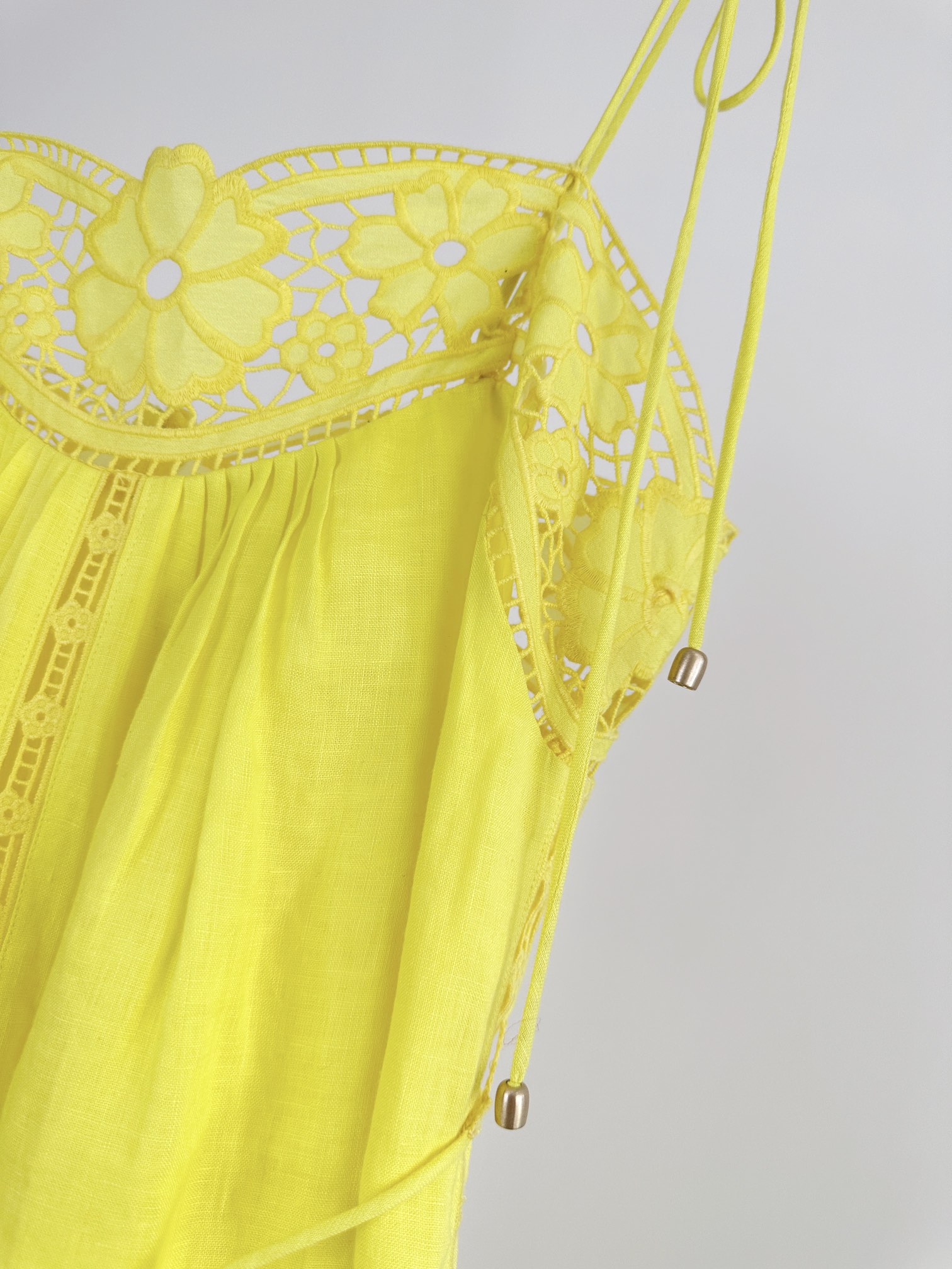 VÁY ZIMMERMANN Lace Fabric Flower Vintage Dress