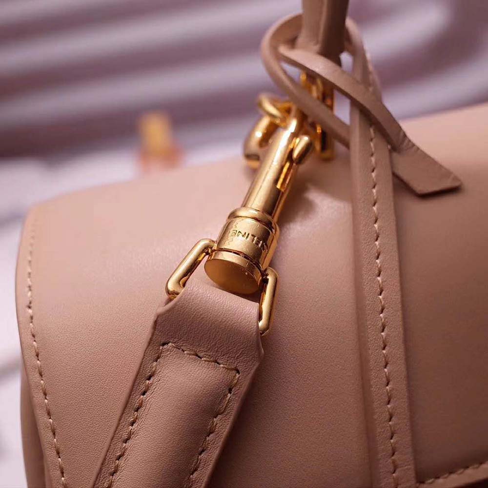 TÚI Celine Women Medium16 Bag in Satinated Calfskin-Sandy