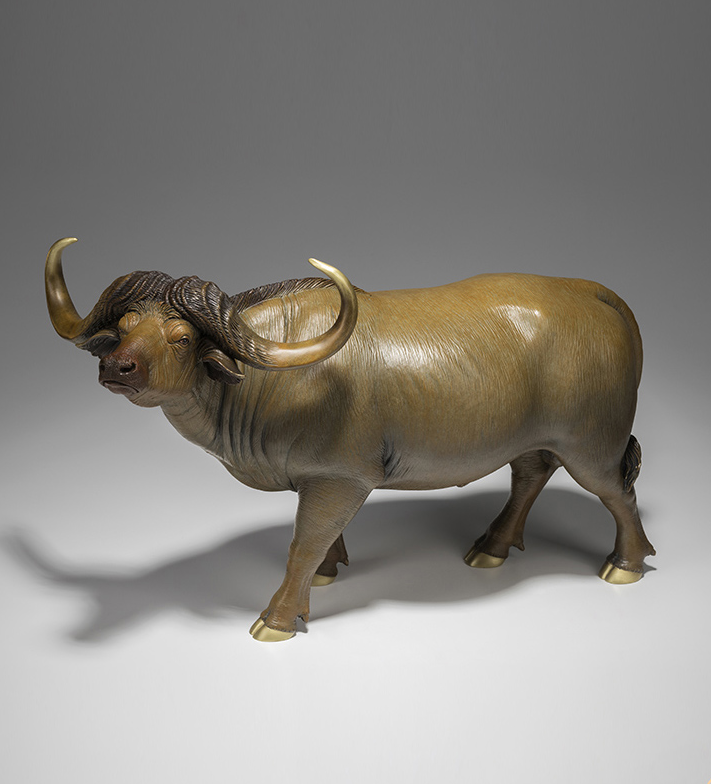 Bò rừng đồng thau nguyên chất dũng mãnh